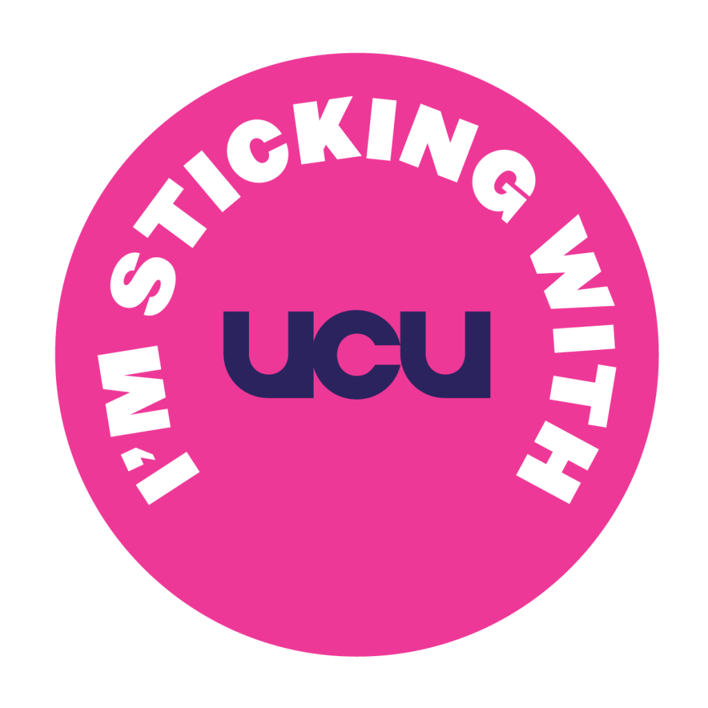 i'm sticking with UCU sticker